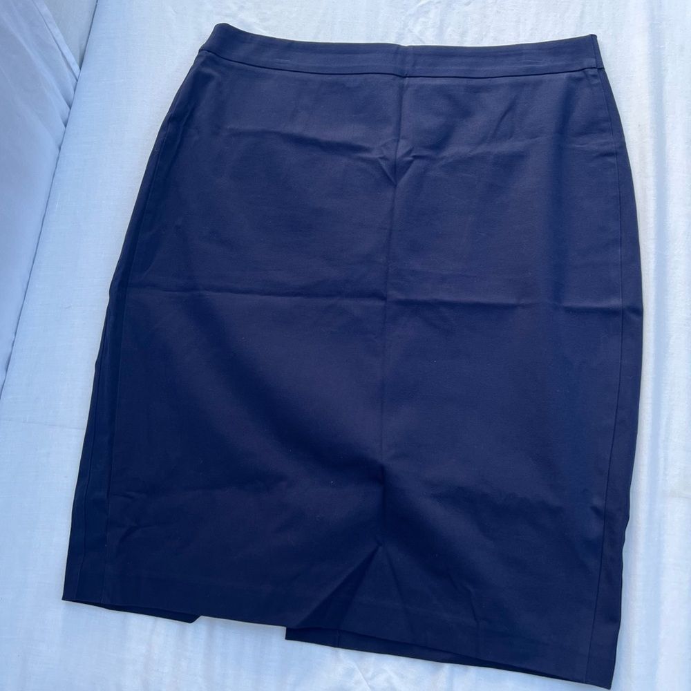 Eloquii Premier Navy Pencil Skirt 16